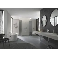 Grohe Hlavová sprcha Cosmopolitan 310 s ramenem 38 cm, 1 proud, supersteel 26066DC0