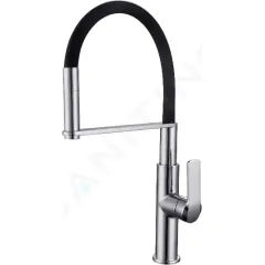 kielle Dřezová baterie s flexibilním ramenem, chrom/černá 10516110