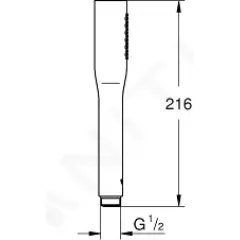 Grohe Sprchová hlavice Cosmopolitan Stick, chrom 27400000