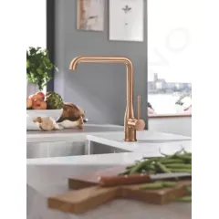 Grohe Dřezová baterie s výsuvnou sprškou, kartáčovaný Warm Sunset 30270DL0