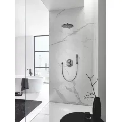 Grohe Hlavová sprcha Cosmopolitan 310 s ramenem 38 cm, 1 proud, kartáčovaný tmavý grafit 26066AL0