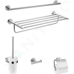 Hansgrohe Sada doplňků do koupelny, chrom 41728000