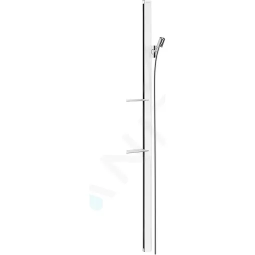 Hansgrohe Sprchová tyč 1500 mm, se sprchovou hadicí, bílá/chrom 27645400