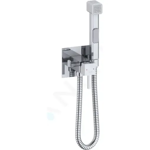 kielle Set pákové baterie pod omítku s bidetovou sprškou, chrom 10411200