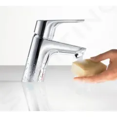 Hansgrohe Umyvadlová baterie s výpustí Push-Open, chrom 31604000