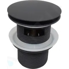 kielle Vanová výpusť s click-clack zátkou, matná černá 11601044