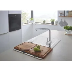 Grohe Dřezová baterie s výsuvnou koncovkou, chrom 32168000