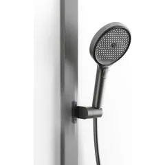 kielle Sprchový set s termostatem, 3 proudy, gun metal 20618023