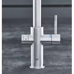 Grohe Dřezová baterie s chladícím zařízením a filtrací, supersteel 31455DC1