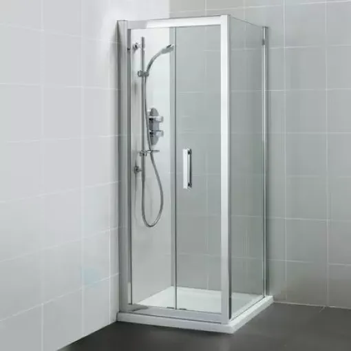 Ideal Standard Pevná stěna 80 cm, lesklá stříbrná/čiré sklo L6400EO