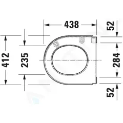 Duravit WC sedátko, softclose, bílá 0067790000