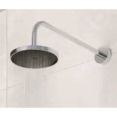 kielle Hlavová sprcha 260, 1 proud, sprchové rameno 35 cm, chrom/černá 20102SE0