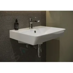 kielle Umyvadlo 60x41 cm, s přepadem, s otvorem pro baterii, bílá 30621600