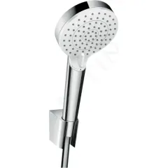 Hansgrohe Set sprchové hlavice, 2 proudy, držáku a hadice, EcoSmart, bílá/chrom 26694400