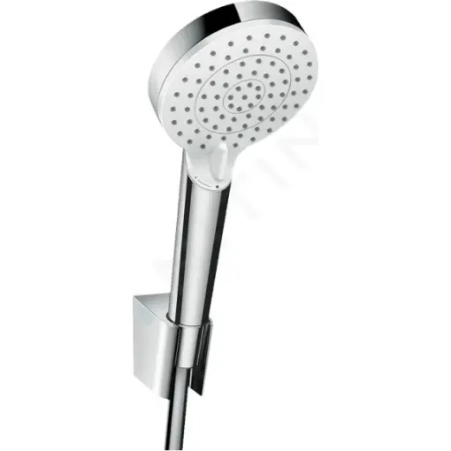 Hansgrohe Set sprchové hlavice, 2 proudy, držáku a hadice, EcoSmart, bílá/chrom 26694400