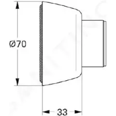 Grohe Krytka S-přípojky 45545000