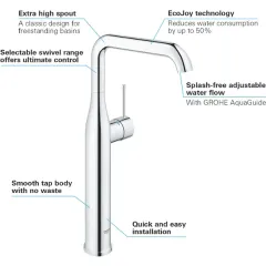 Grohe Baterie pro umyvadlovou mísu, chrom 32901001