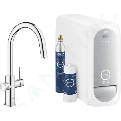 Grohe Dřezová baterie Connected, s chladícím zařízením a filtrací, chrom 31541000