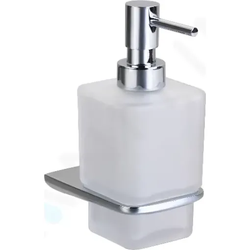 kielle Dávkovač mýdla s držákem, matné sklo/chrom 40118000