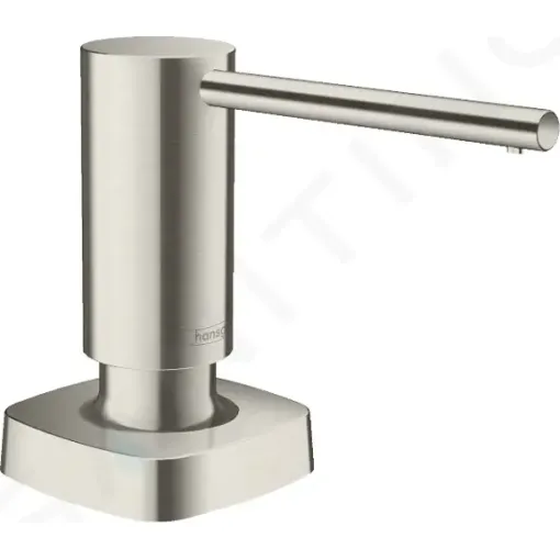 Hansgrohe Dávkovač mycích prostředků A71, 500 ml, nerezová ocel 40468800