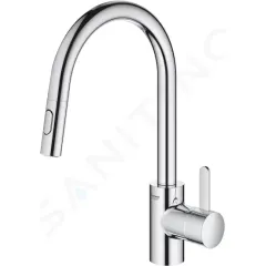 Grohe Dřezová baterie s výsuvnou sprškou, chrom 31481001