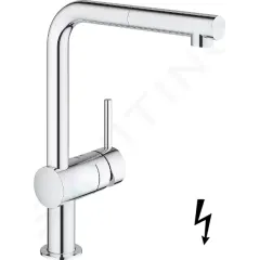 Grohe Dřezová baterie s výsuvnou koncovkou, chrom 31397000