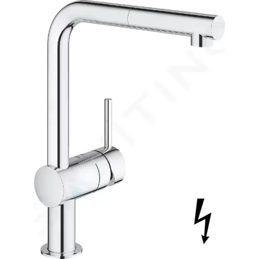 Grohe Dřezová baterie s výsuvnou koncovkou, chrom 31397000