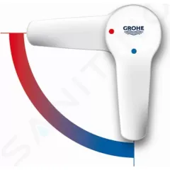 Grohe Páková umyvadlová baterie ES, chrom 2338510E