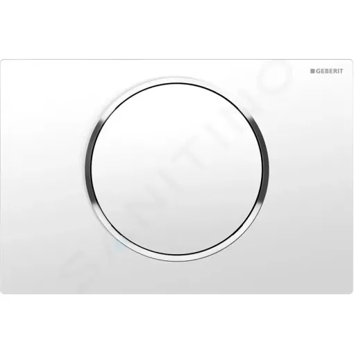 Geberit Ovládací tlačítko splachování, bílá/chrom 115.758.KJ.5