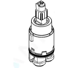 Grohe Kartuše 28 mm, chrom 46580000