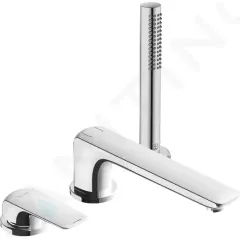 Kludi Baterie na okraj vany, 3-otvorová instalace, chrom 414470575