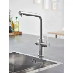 Grohe Dřezová baterie s chladícím zařízením a filtrací, supersteel 31454DC1