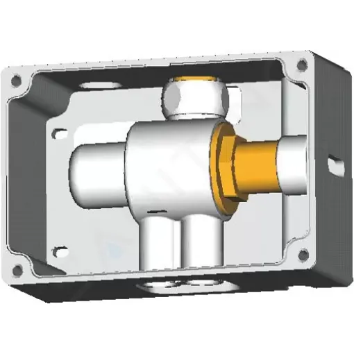 Ideal Standard Termostatický připojovací box pro směšování teploty (univerzální použitelný se všemi sensorovými bateriemi), neutrální A3813NU