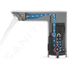 Grohe Infračervená elektronická umyvadlová baterie se směšovacím zařízením, napájení z 6 V baterie, chrom 36451000