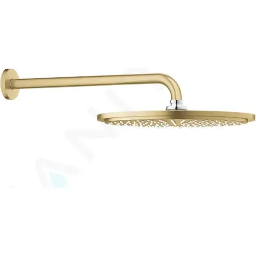 Grohe Hlavová sprcha Cosmopolitan 310 s ramenem 38 cm, 1 proud, kartáčovaný Cool Sunrise 26066GN0