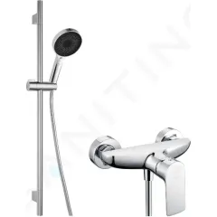 kielle Sprchový set s baterií, tyčí, hadicí a sprchovou hlavicí, chrom 20618SN10