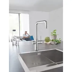 Grohe Dřezová baterie Connected, s chladícím zařízením a filtrací, chrom 31456001