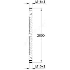 Grohe Kovová hadice, chrom 28146000