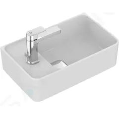 Ideal Standard Umývátko 45x27 cm, s přepadem, otvor pro baterii vlevo, bílá T299501