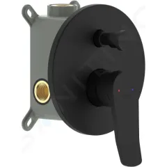 kielle Baterie pod omítku pro 2 spotřebiče, s tělesem, matná černá 10327204