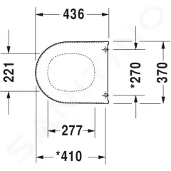 Duravit WC sedátko, bílá 0069810000
