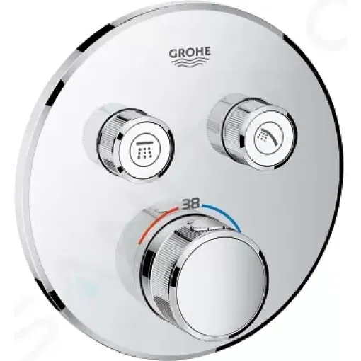 Grohe Termostatická sprchová baterie pod omítku, 2 ventily, chrom 29119000