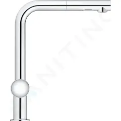 Grohe Dřezová baterie s výsuvnou sprškou, chrom 30274000