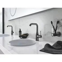 Grohe Držák skleničky/mýdelníku, tmavý grafit 40369A01