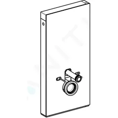 Geberit Sanitární modul pro závěsné WC, 101 cm, spodní přívod vody, mátově zelená 131.021.SL.5