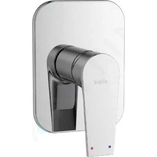 kielle Baterie pod omítku pro 1 spotřebič, s tělesem, chrom 10223200