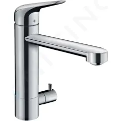 Hansgrohe Dřezová baterie M424-H180 s uzavíracím ventilem, chrom 71813000