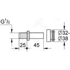 Grohe Napouštěcí souprava 37044000