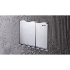 Geberit Ovládací tlačítko splachování, kartáčovaný chrom 115.081.GH.1