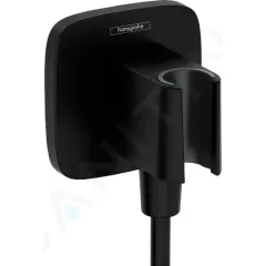 Hansgrohe Sprchové kolínko s držákem, matná černá 26887670